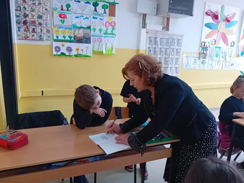 Гостувaње на писателката Јадранка Клисарова