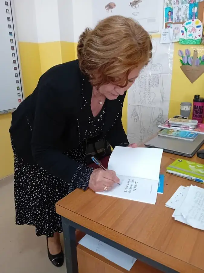 Гостувaње на писателката Јадранка Клисарова