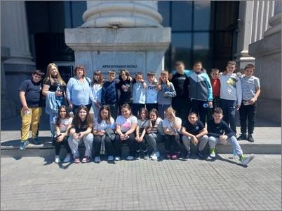 Edukativna poseta na Arheoloshkiot muzej 1