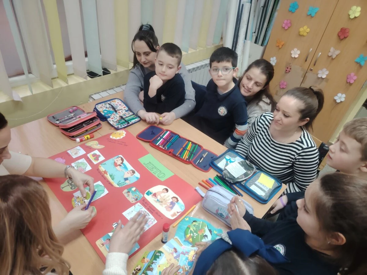 Учениците од II-2 одд. реализираа заеднички час по природни науки со родителите