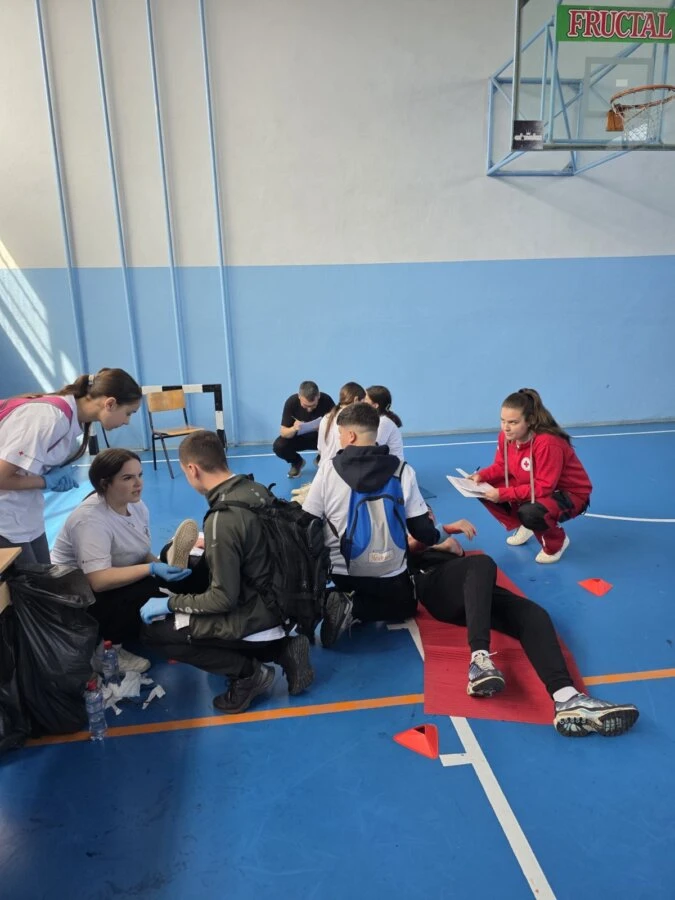 Општински натпревар по прва помош во организација на ООЦК Гази Баба