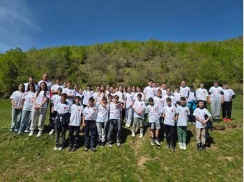 спортски настан организиран од Општинскиот сојуз на училишен спорт на Гази Баба во соработка со здружението Грин Спорт 25 04 2026